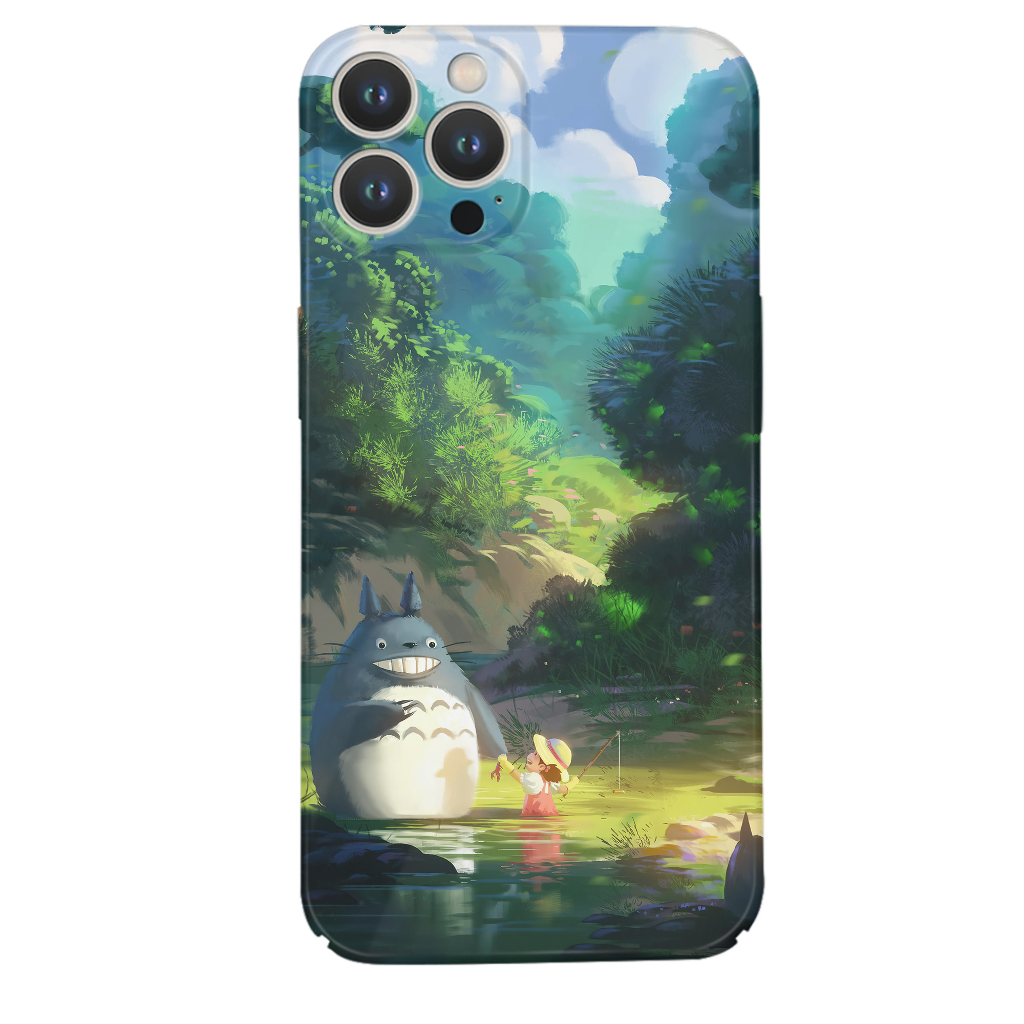 （画像用） となりのトトロ 草壁メイ 草壁サツキ My Neighbor Totoro Satsuki Kusakabe Mei Kusakabe 【iPhone 14シリーズ対応】ハードケース